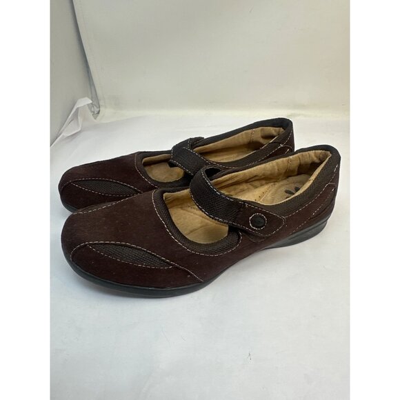 Dr. Scholl’s Mary Jane Comfort Shoes Women’s 9 Brown Hook Loop Strap - Picture 7 of 7